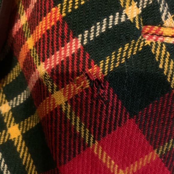 Vintage Bobbie Brooks Plaid Button-Up Vest/flare pant set approx size 8 - Picture 16 of 16